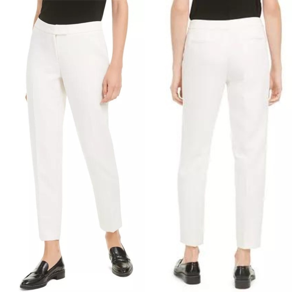 Anne Klein Cream/Ivory Ankle Pants